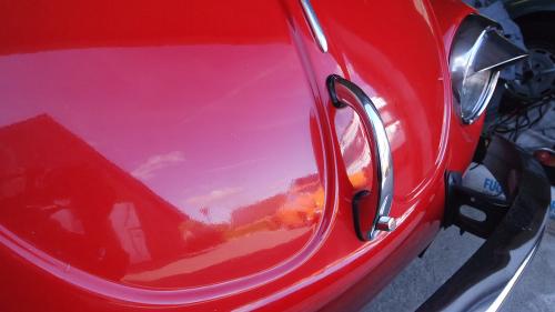 VW Käfer Cabrio rot, 1972 / H-Kennzeichen / 33800 km / sehr gepflegt, Tüv neu
