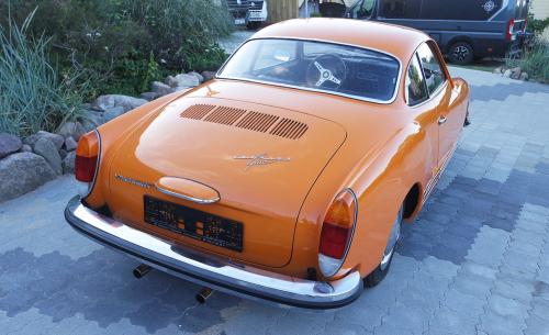 VW Karmann Ghia Coupe, Orange, H-Kennzeichen, 27600 km, KD neu, Tüv